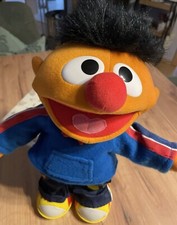 Super Star Ernie - Sesamstraße - Fisher Price 2000 - Rarität Plüsch Kuscheltier