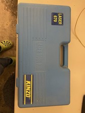 Laser Wasserwaagen Set ( Laser 670 ) im Koffer Kinzo Wasserwaage Toolkit