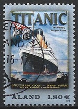Aland - 100 Jahre Untergang der Titanic gestempelt 2012 Mi. 356