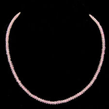 BAILYSBEADS zarte Danburit-Halskette Kette Rondelle 3x4mm facettiert 017 neu