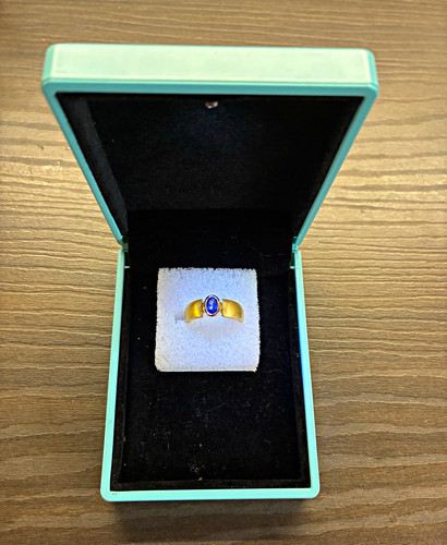925 silber ring gelbvergoldet - silber,