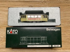 Kato K30901 Straßenbahn Beiwagen mit Figuren Typ Aufbauwagen Sparkasse