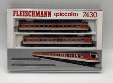 Fleischmann N 7430 Triebwagenzug BR 614 DB mit OVP Piccolo Eisenbahnwaggon Set