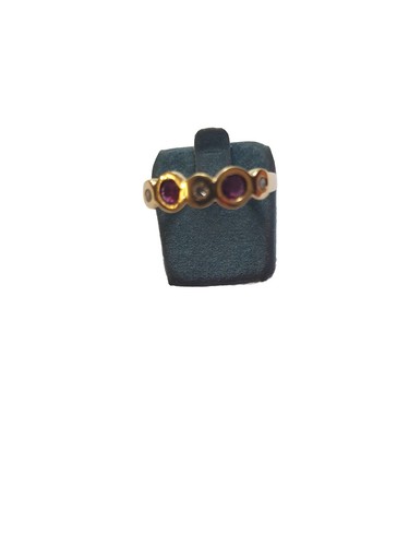Gold ring 585 mit rubine - 585,