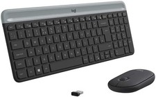 Logitech MK470 Slim Combo Kabelloses Tastatur-Maus-Set QWERTZ (DE-Layout) NV1