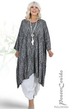 LAGENLOOK Oversize Long Shirt