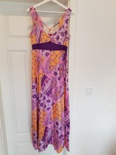 Seidenkleid Maxikleid Hallhuber Donna 38 100% Seide Hochzeit 