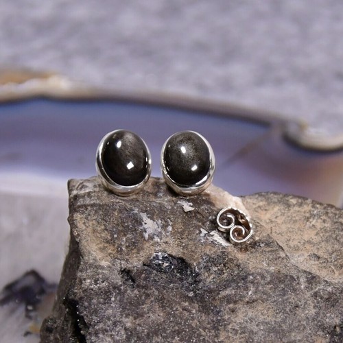 Gold obsidian ohrring - gold,