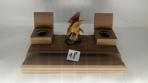 Rauchergarnitur tischdeko holz - tischdeko,