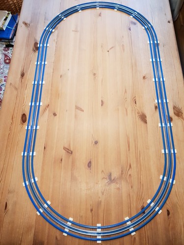 Lego 26x blaue 12v schienen - lego,, 12v-schienen