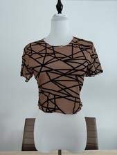 Cropped Halbmesh Kurzarmshirt