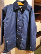 WINTER ADLER LANGE PARKA JACKE GR. L WASSERDICHT MIT KAPUZE BLAU