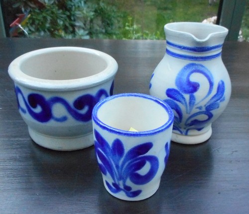 Konvolut steingut blau - konvolut,
