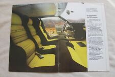 32B 695 Matra Simca Bagheera Falt-Poster deutschsprachig Prospekt Brochure