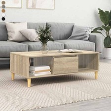 Couchtisch Holz Kaffeetisch Sofatisch Laptoptisch Wohnzimmertisch mit Schubladen