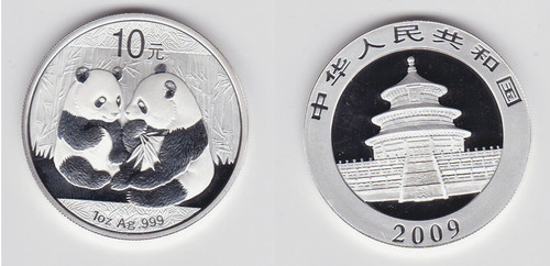 Silbermünze 1oz panda - silbermünze,