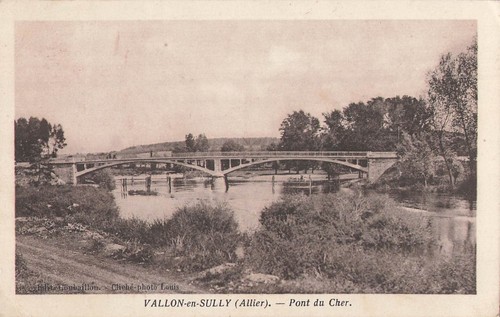 Vallon sully die - vallon, brücke