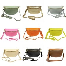 Bauchtasche aus echtes - , leder