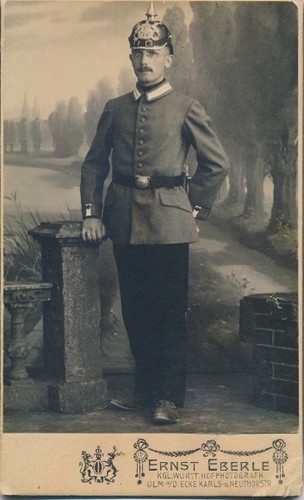 Cdv preußischer soldat - preußischer,