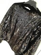 zara chenille pailletten