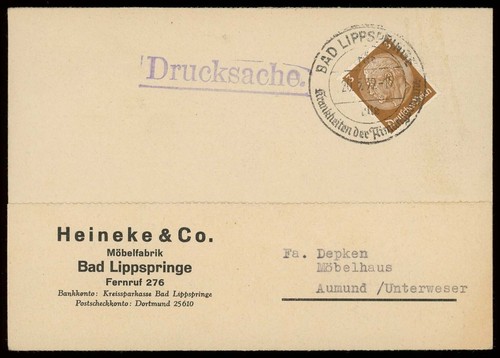 Reich falt drucksache - d.,