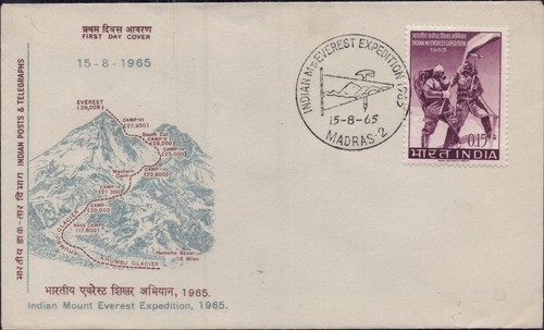 Indien fdc - indien,