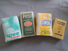 DDR original verpacktes Waschmittel Reiniger alles in OVP 4 Teile Dekoartikel