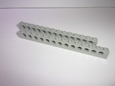 Lego Technic (32018) 2 Lochsteine 1x14x1, in alt hellgrau aus 8277 4795 8432