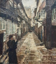 Gertrud Wurmb Gängeviertel Spitalstrasse Hamburg 1905 museales Gemälde
