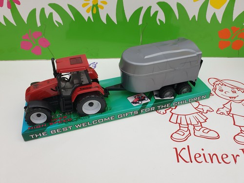 Traktor mit gabel pflug und - mit,