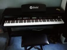 Elektrisches Keyboard digitales E Piano 88 Tasten Klavier Anfänger USB schwarz