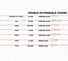 14K doppelter ausziehbarer