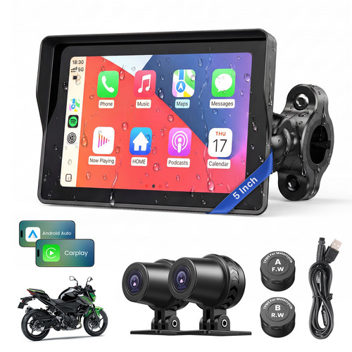 5zoll motorrad carplay display - 5zoll,