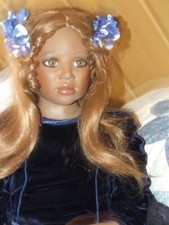 Seltene Christine Orange  Künstlerpuppe Callie