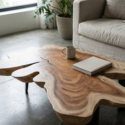 Baumscheibe couchtisch 160 - couchtisch,