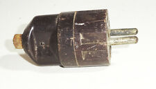 Alter Bakelit Gerätestecker