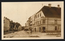 Peuerbach /Oberdonau, Geschäft v. Karl Kindling, strasse, Ansichtskarte 