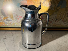 Thermoskanne Kaffee Kanne Büro alfi Isolierkanne Tee doppelwandig 24cm Silber