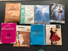 Strumpfhosen Strümpfe Damen vintage Konvolut mit Naht retro Nylon