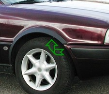 Schwarz Radlauf Zierleisten