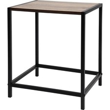 Beistelltisch metall holz - beistelltisch,