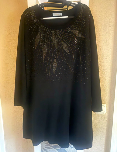 Pulloverkleid schwarz - pulloverkleid,