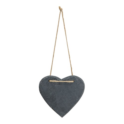 Schieferherz 12x11 cm - 12x11,