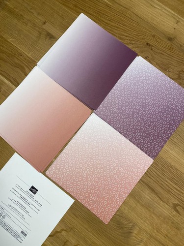 Stampin papier ombré - stampin,