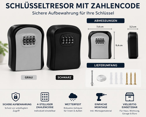 Schlüsseltresor mini - schlüsseltresor,