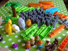 Spielzeug Zoo Klemmbausteine