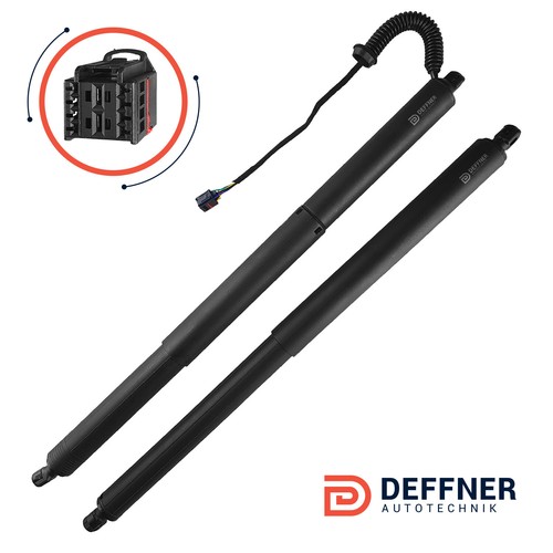 Set gasfeder heckklappe - set, el.gasfeder