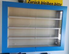 Setzkasten Holz Blauer Rahmen 4 Fächer