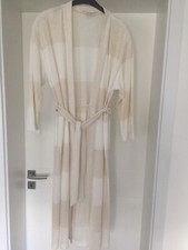 Rösch toller Damen Morgenmantel Gr 40 weiß/beige
