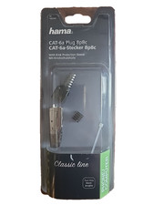 Hama CAT-6a-Stecker mit Knickschutzhülle 8p8c (RJ45), geschirmt, 00185234